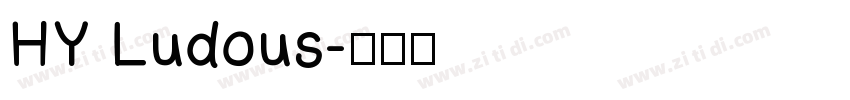 HY Ludous字体转换